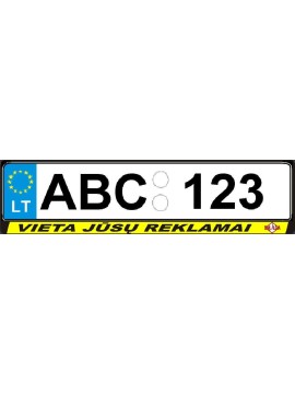 Frames for Number plate - Personalized 